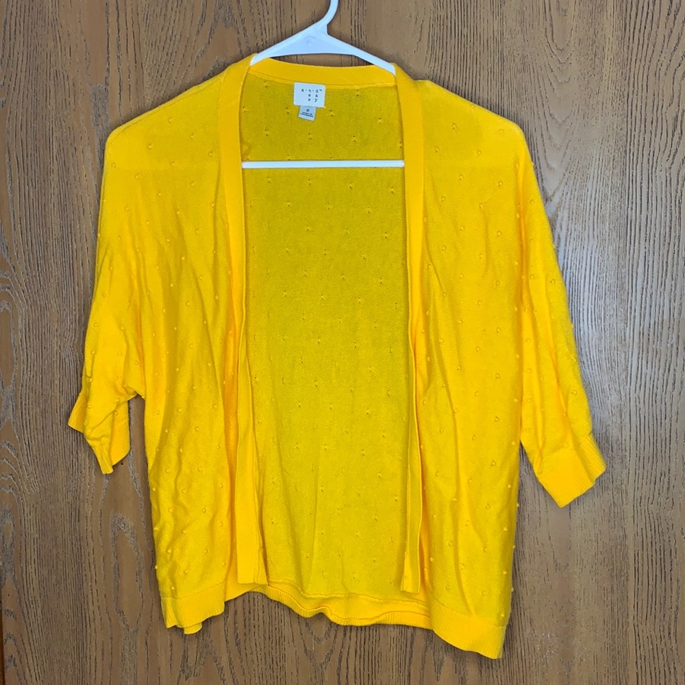 Small Yellow Cardigan